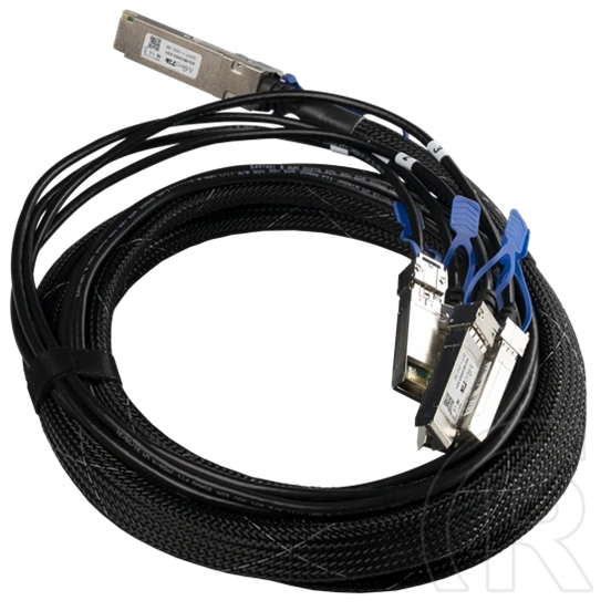 MikroTik QSFP28 breakout kábel (4x SFP28, 3 m, 40/100G, fekete/króm)