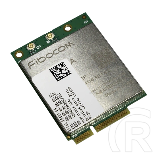 MikroTik R11eL-FG621-EA miniPCIe LTE kártya (v2, 2x u.FL csatlakozó, LTE kategória 6)