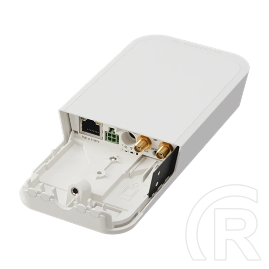 MikroTik RBwAPR-2nD&R11e-LR8 LoRaWAN gateway (beépített koncentrátor kártya, 863–870 MHz, 2,4 GHz Wi-Fi 4 300 Mbps, 1x 1