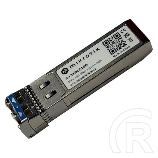 MikroTik SFP+ modul (1/10G, SM, 10 km, 1310 nm, duplex LC csatlakozó)