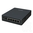MikroTik hAP ax S router (AX2400, Wi-Fi 6, 5x gigabit RJ45, 1x SFP 2,5G, PoE-out, USB Type A)