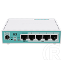 MikroTik hEX refresh E50UG vezetékes router (5x1000 Mbps, beltéri, 512 MB RAM, 128 MB NAND, RouterOS v7)