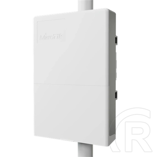 MikroTik netFiber 9 CRS310-1G-5S-4S+ kültéri switch (1x Gigabit RJ45, 5x SFP, 4x SFP+, PoE-in, IP65, fehér)