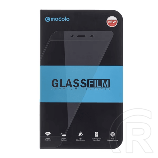 Mocolo Apple iPhone XR 6.1 képernyővédő üveg (2.5d full glue, íves, teljes felületén tapad, karcálló, 0.3mm, 9h) fekete