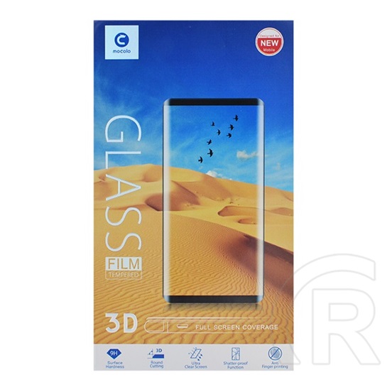 Mocolo Samsung Galaxy A51 (SM-A515F) képernyővédő üveg (3D full cover, íves, karcálló, 0.3mm, 9H) fekete
