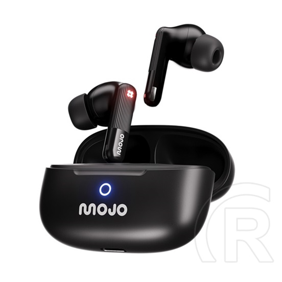 Mojo blaze deepsound bluetooth fülhallgató sztereo (v5.4, tws, mikrofon, aktív zajszűrő + töltőtok) fekete
