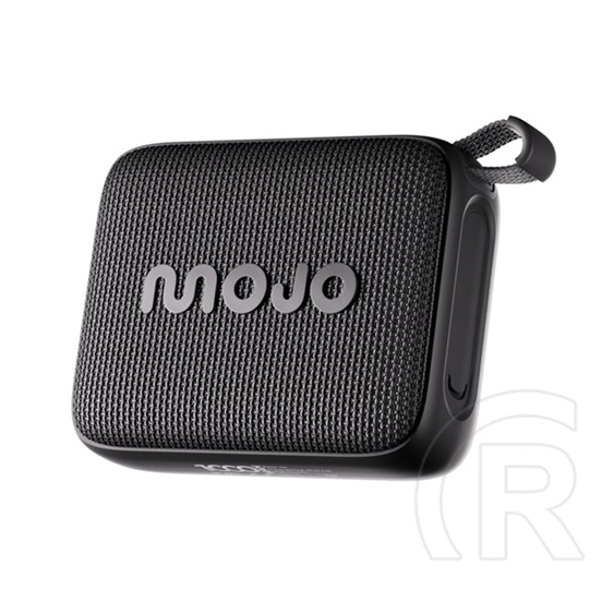 Mojo blaze tough bluetooth hordozható hangszóró (v5.3, 6w, 1000mah, tf/microsd, ipx7 vízálló, led fény) fekete