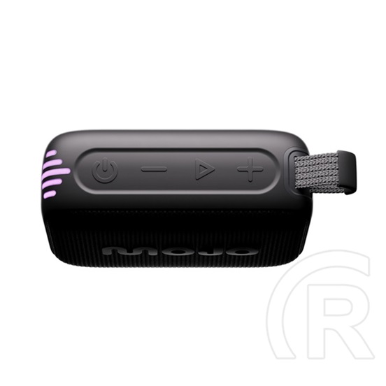 Mojo blaze tough bluetooth hordozható hangszóró (v5.3, 6w, 1000mah, tf/microsd, ipx7 vízálló, led fény) fekete