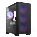 Montech AIR 100 ARGB számítógépház (mATX, fekete)