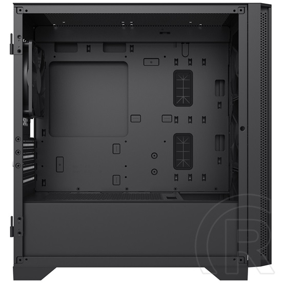 Montech AIR 100 LITE számítógépház (mATX, fekete, edzett üveg)