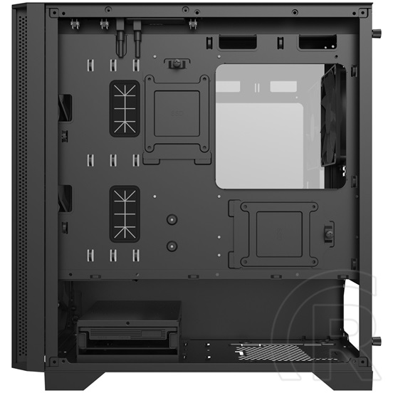 Montech AIR 100 LITE számítógépház (mATX, fekete, edzett üveg)