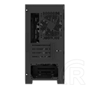 Montech AIR 100 LITE számítógépház (mATX, fekete, edzett üveg)