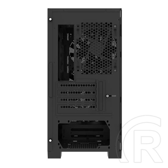 Montech AIR 100 LITE számítógépház (mATX, fekete, edzett üveg)