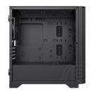 Montech AIR 100 LITE számítógépház (mATX, fekete, edzett üveg)