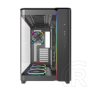 Montech KING 95 PRO Midi torony, ARGB, edzett üveg, fekete