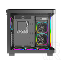 Montech KING 95 PRO Midi torony, ARGB, edzett üveg, fekete