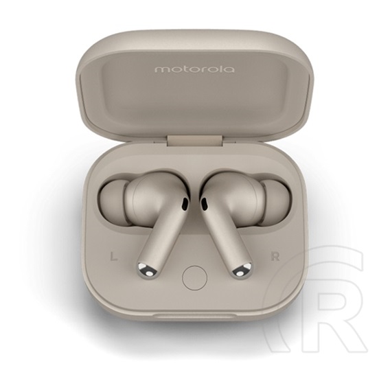 Motorola buds+ bluetooth fülhallgató sztereo (v5.3, tws, mikrofon, aktív zajszűrő, vízálló + töltőtok) világosszürke