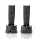 Motorola dot202 telefon készülék (vezeték nélküli, 2 kézibeszélő, kijelző, dect) fekete