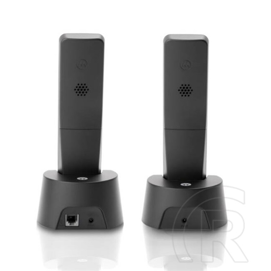 Motorola dot202 telefon készülék (vezeték nélküli, 2 kézibeszélő, kijelző, dect) fekete