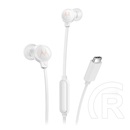 Motorola earbuds 3c-s fülhallgató sztereo (type-c, mikrofon, felvevő gomb) fehér