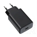 Motorola hálózati töltő type-c aljzat (15w, gyorstöltő 4.0, fekete)