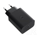 Motorola mc-302 hálózati töltő type-c aljzat(30w, pd gyorstöltő)fekete