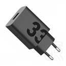 Motorola mc339 hálózati töltő usb aljzat (33w, pd gyorstöltő 4.0) fekete