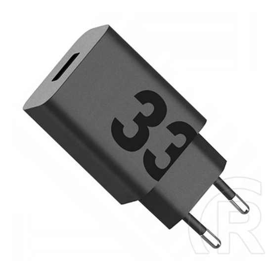 Motorola mc339 hálózati töltő usb aljzat (33w, pd gyorstöltő 4.0) fekete