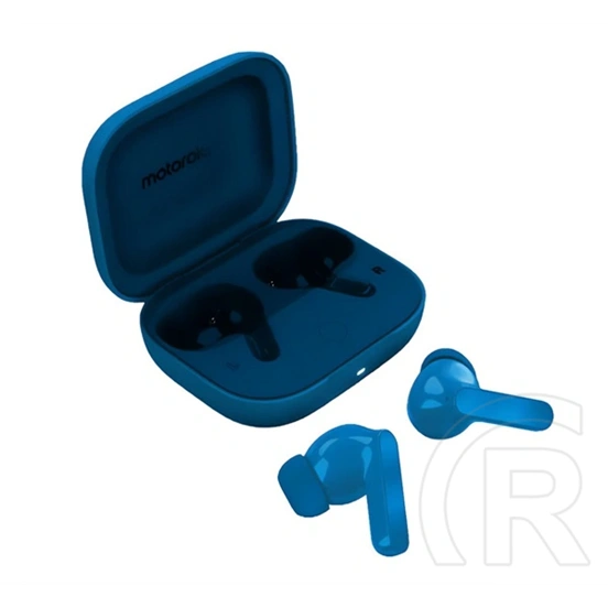 Motorola moto buds bass bluetooth fülhallgató sztereo (v5.0, tws, mikrofon, aktív zajszűrő + töltőtok) sötétkék