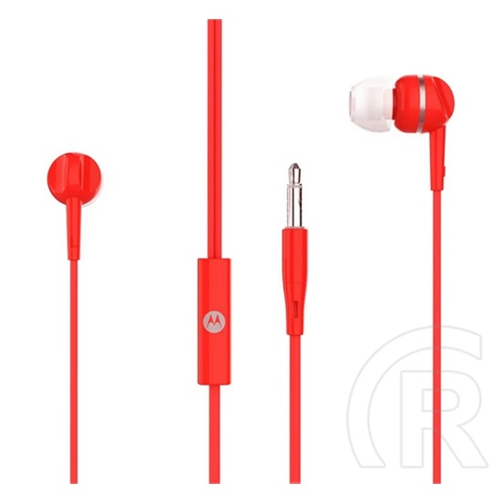 Motorola pace 105 fülhallgató sztereo (3.5mm, felvevő gomb) piros
