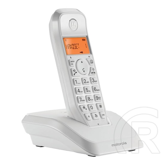 Motorola s1201 telefon készülék (vezeték nélküli, kijelző, dect) fehér