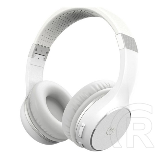 Motorola xt220 bluetooth fejhallgató sztereo (v5.0, mikrofon, összehajtható) fehér