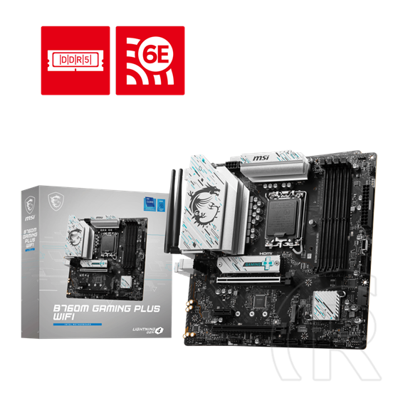 Msi B760M GAMING PLUS WIFI (mATX, LGA 1700)