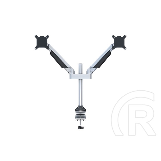 Multibrackets 2 karos asztali gázrugós konzol (15-32", VESA 75x75/100x100, max. 10 kg, ezüst)