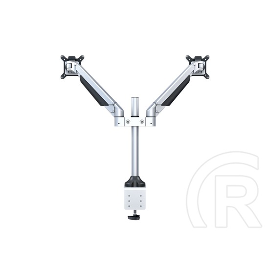 Multibrackets 2 karos asztali gázrugós konzol (15-32", VESA 75x75/100x100, max. 10 kg, ezüst)