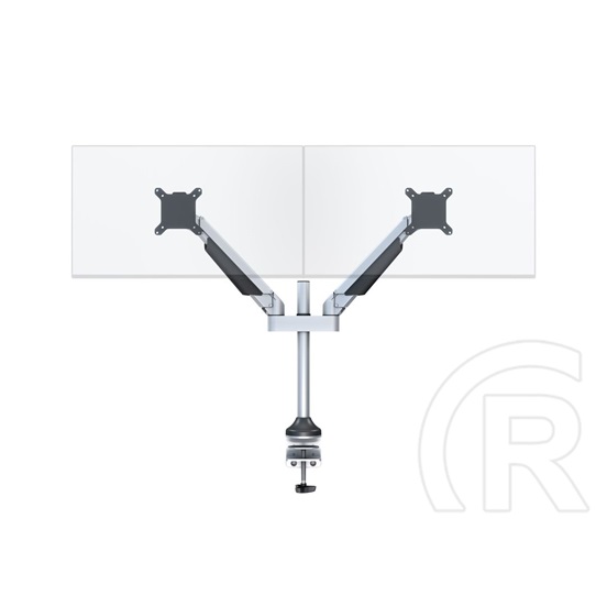 Multibrackets 2 karos asztali gázrugós konzol (15-32", VESA 75x75/100x100, max. 10 kg, ezüst)