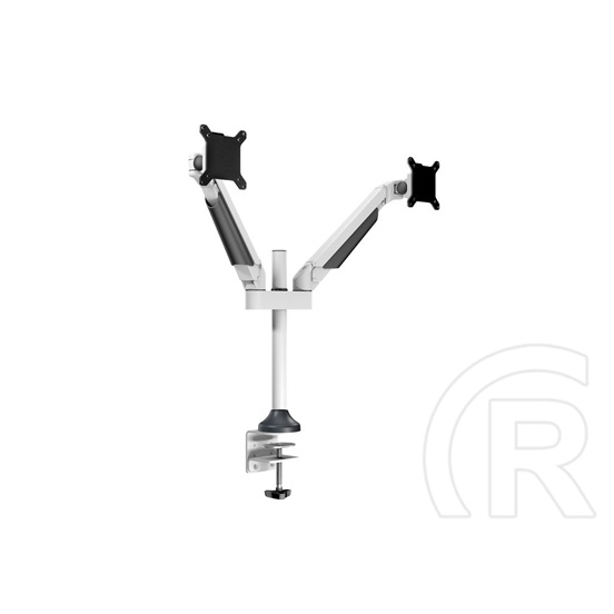 Multibrackets 2 karos asztali konzol (15-32", VESA 75x75/100x100, max. 10 kg, dönthető, forgatható, fehér)
