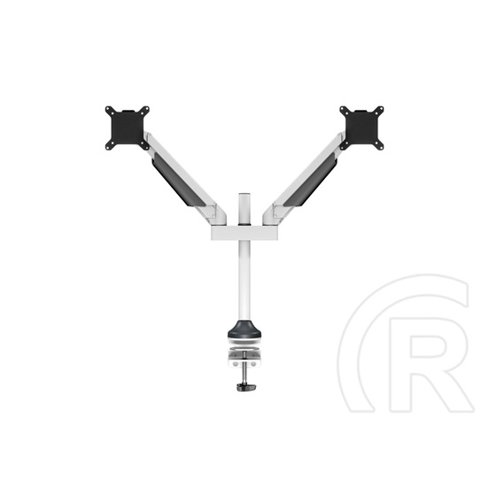 Multibrackets 2 karos asztali konzol (15-32", VESA 75x75/100x100, max. 10 kg, dönthető, forgatható, fehér)