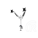 Multibrackets 2 karos asztali konzol (15-32", VESA 75x75/100x100, max. 10 kg, dönthető, forgatható, fehér)