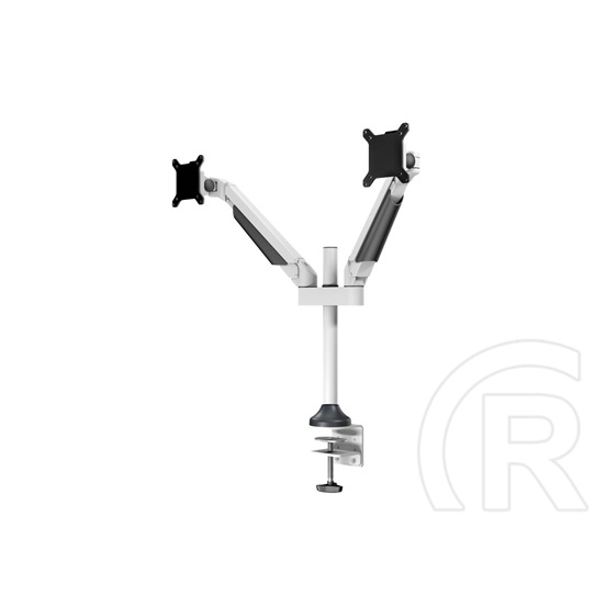 Multibrackets 2 karos asztali konzol (15-32", VESA 75x75/100x100, max. 10 kg, dönthető, forgatható, fehér)