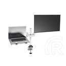 Multibrackets 2 karos asztali konzol (15-32", VESA 75x75/100x100, max. 10 kg, dönthető, forgatható, fehér)