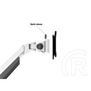Multibrackets 2 karos asztali konzol (15-32", VESA 75x75/100x100, max. 10 kg, dönthető, forgatható, fehér)