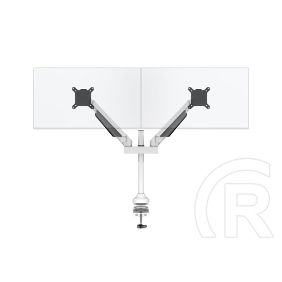 Multibrackets 2 karos asztali konzol (15-32", VESA 75x75/100x100, max. 10 kg, dönthető, forgatható, fehér)
