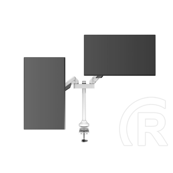 Multibrackets 2 karos asztali konzol (15-32", VESA 75x75/100x100, max. 10 kg, dönthető, forgatható, fehér)