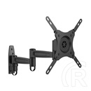 Multibrackets Flexarm 360 fali konzol (15-32", VESA 75/100/200, max 15 kg, dönthető, forgatható, fekete)