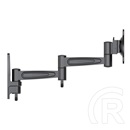 Multibrackets Flexarm 360 fali konzol (15-32", VESA 75/100/200, max 15 kg, dönthető, forgatható, fekete)