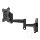 Multibrackets Flexarm 360 fali konzol (15-32", VESA 75/100/200, max 15 kg, dönthető, forgatható, fekete)