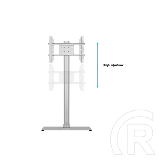 Multibrackets M Display Stand 180 padlóállvány (24-65", VESA 75x75-700x400 mm, max. terhelés 50 kg, ezüst)
