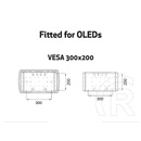 Multibrackets M Super Slim fali konzol (32-65", max. VESA 400x400, 40 kg, dönthető, forgatható, fekete)