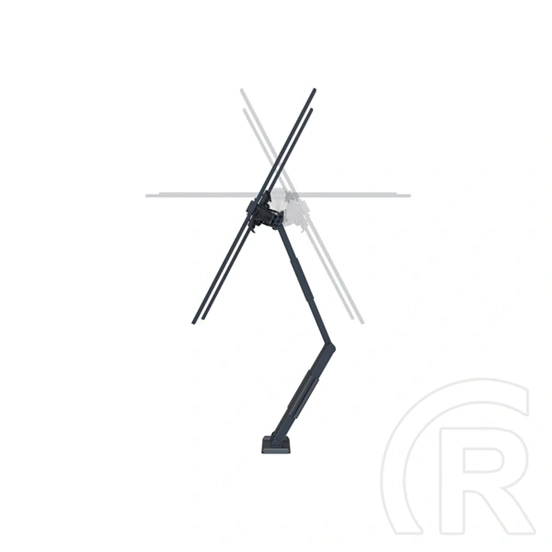 Multibrackets M VESA Flexarm Thin fali konzol (32"-55", VESA 600x400, max. 30 kg, fekete)